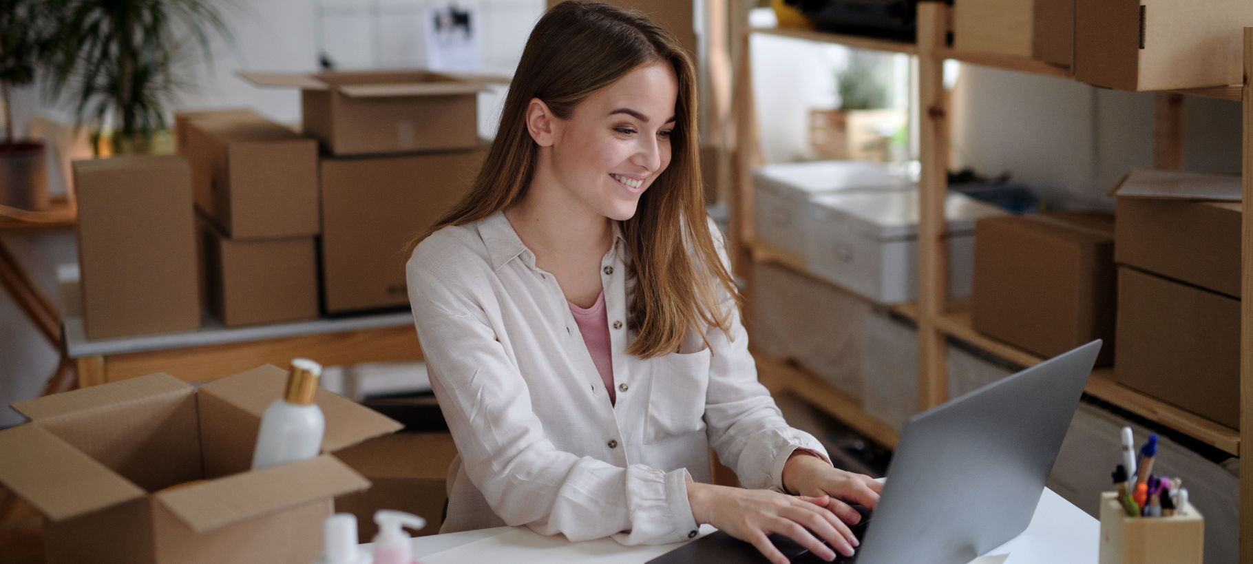 Pakowanie zamówień ze sklepu internetowego